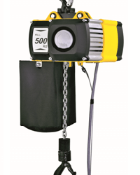 Yale CPV electric chain hoist and chain bag