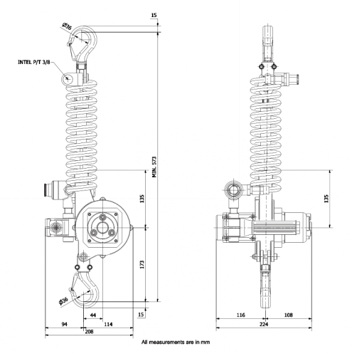 Red Rooster Bench Handling Hoist | Lifting Hoists Direct