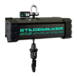 stagemaker sr 5 entertainment hoist with top shackle and bottom hook