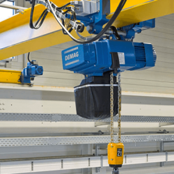 Demag dcs pro electric hoist with trolley