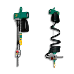 JDN mini air hoist with tool handling option