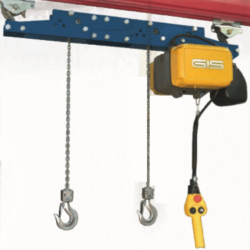 gis electric hoist with two hook lifting