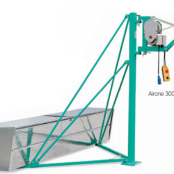 Imer airone stand hoist with counterbalance box