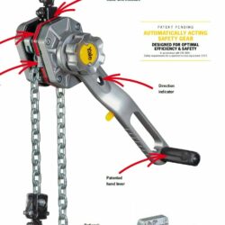 Yale Utility lever hoist UT key components