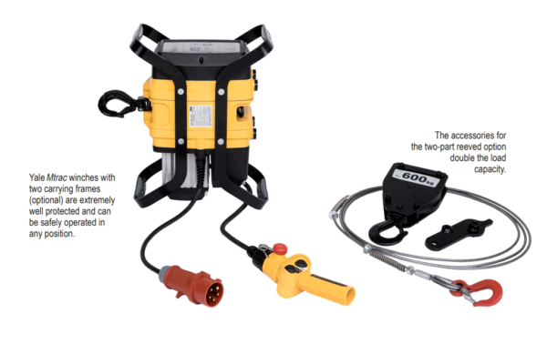 mini hoist / endless winch Yale Mtrac options 2