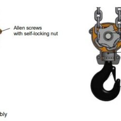 Liftket Power and B13 Electric Hoists hook assembly