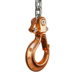 Tiger ATEX Lever Hoist copper plated load hook