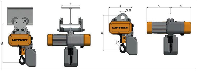 star hoist dimensions image