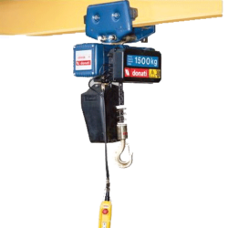 Donati electric hoist with push trolley